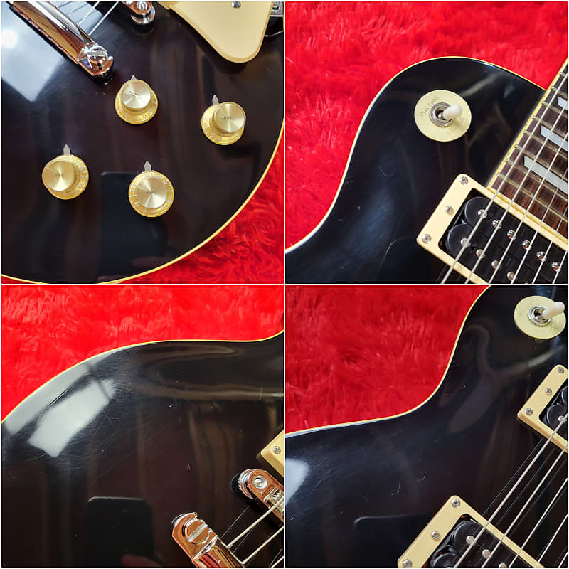 Aria Pro II LS-450 1977 - Black - Les Paul Standard - Leopard Model -  Original T-Top Pickups - Matsumoku - Made In Japan - MIJ | Reverb