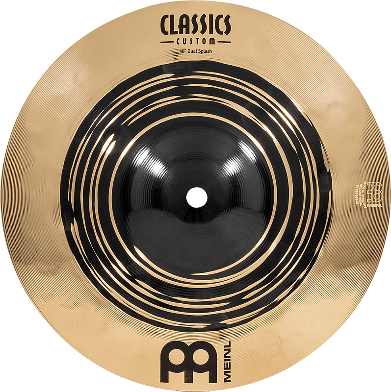 Meinl CC10DUS 10" Classics Custom Dual Splash Cymbal w/ Video Demo image 1