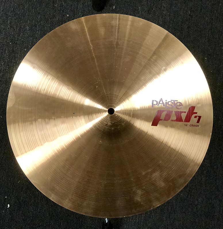 Paiste PST7 Crash - 16 - 1002 grams - Video Demo! | Reverb