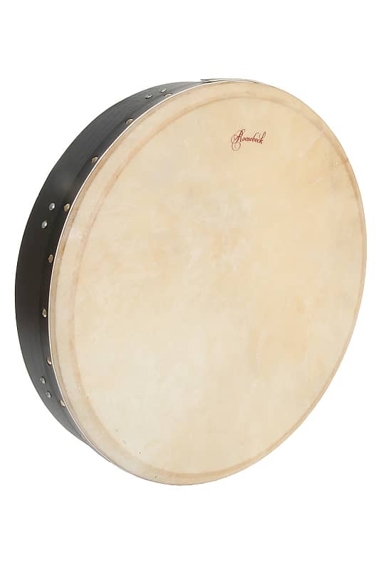 Roosebeck BTN8B Tunable Mulberry Bodhran Single-Bar 18"x3.5" w/Tipper & Tuning Wrench image 1
