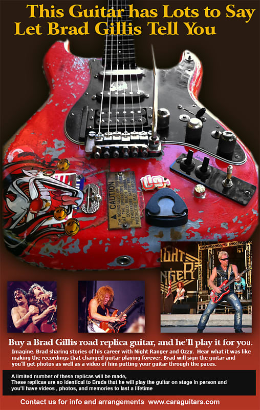 Buy & Meet Brad Gillis - Reissue Red Fender Stratocaster