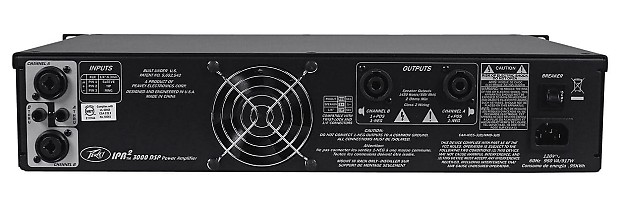 Peavey IPR2 3000 DSP 2-Channel 3000-Watt Power Amp with Digital Processing image 2