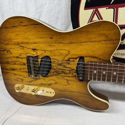 Warmoth Singlecut T-style Guitar by Houston Electric Guitar Jerry DeLue image 2