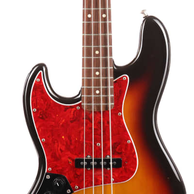 Fender MIJ '60s Jazz Bass 3-Tone Sunburst Used image 6