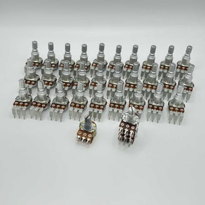 Complete set (31 pcs) - Brand new rotary potentiometers - Korg Mono-Poly