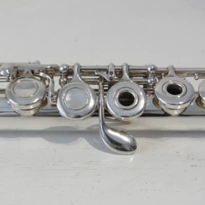 Yamaha YFL-371II Open Hole Flute with Solid Silver Head Joint - Serviced image 5