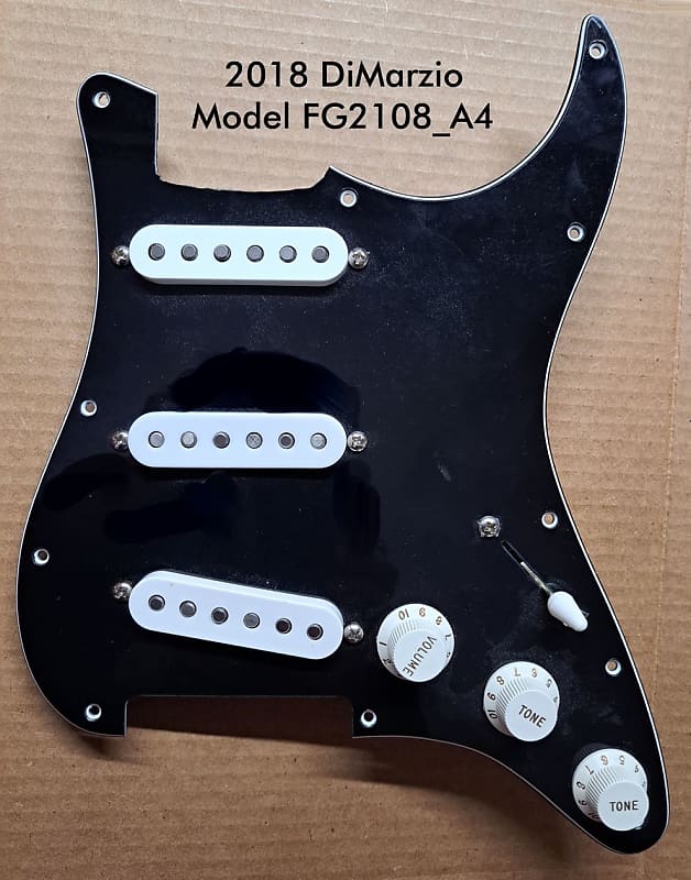 2018 Loaded Dimarzio Area™ Strat® Replacement Pickguard Reverb 4710