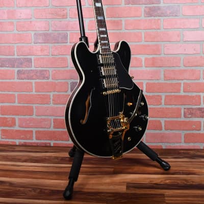 Gibson Memphis Limited Edition ES-355 Black Beauty 2019 Ebony W/OHSC/COA image 5