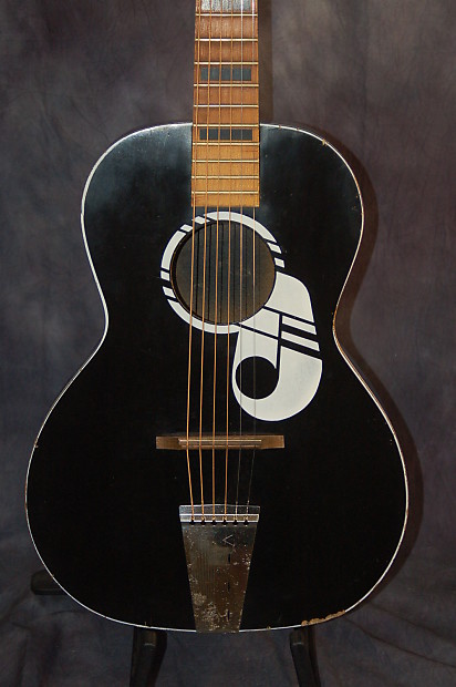 Vintage RARE Kay Model K1160 Musical Note Pickguard 1966