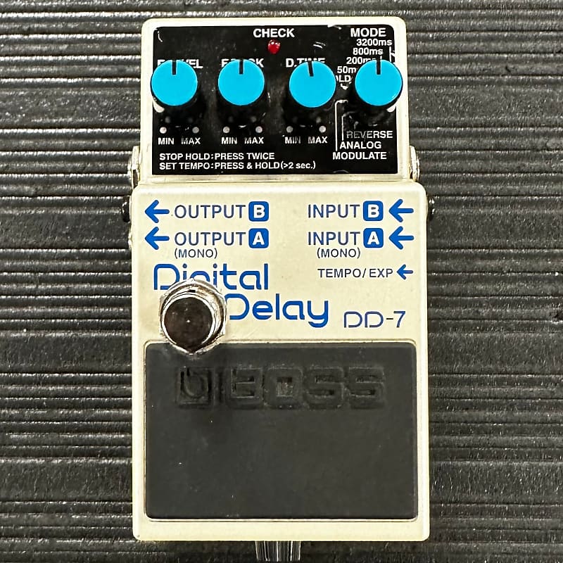 Used Boss DD7 Digital Delay Pedal w/Tap Tempo Mod TSS3437 Reverb