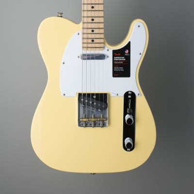 Fender American Performer Telecaster Vintage White w/ Gig Bag image 1