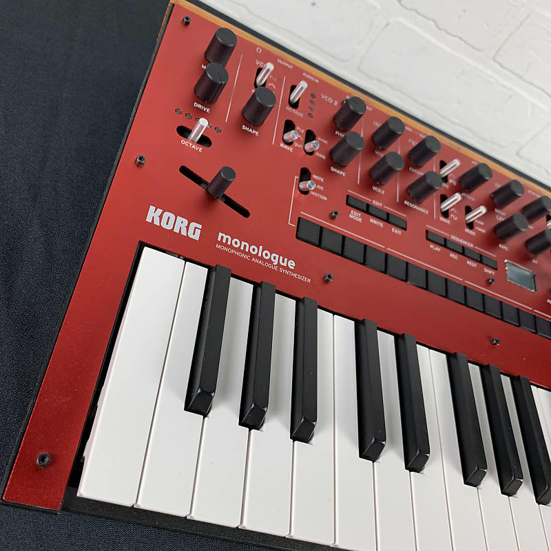 Korg Monologue Monophonic Analog Synthesizer Red | Reverb