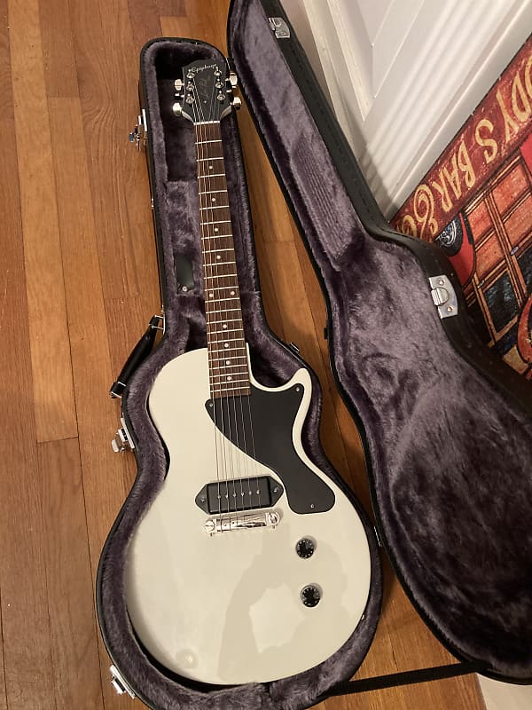 2021 Epiphone Les Paul Junior- White P90 bolt on neck