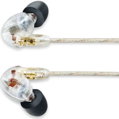 Shure SE425-CL Balanced Sound Isolating Earphones (Clear) (New) U.S Authorized Dealer SE image 3