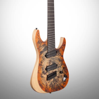 Schecter Reaper 7MS Electric Guitar, 7-String, Inferno Burst image 4