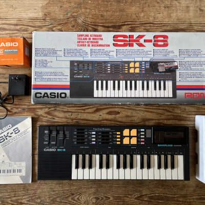 Casio SK-8 32-Key Sampling Keyboard 1980s - Black