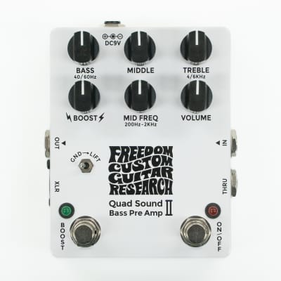 Freedom Custom Guitar Research Quad Sound Bass Pre Amp II【横浜店