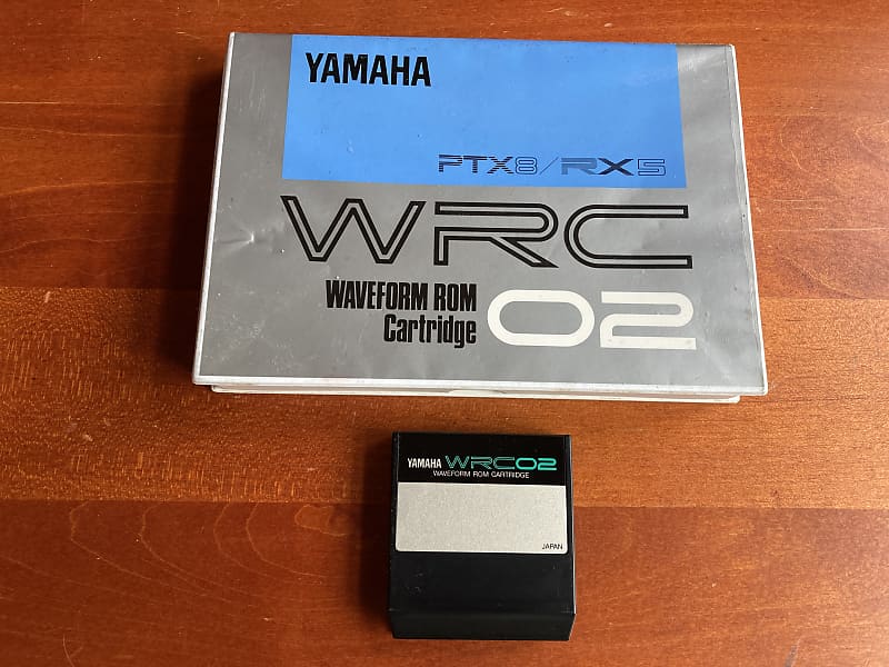 Yamaha WRC02 Jazz/Fusion Waveform cartridge for RX5 and PTX8 Yamaha WRC02 Jazz/Fusion Waveform cartridge for RX5 and PTX8