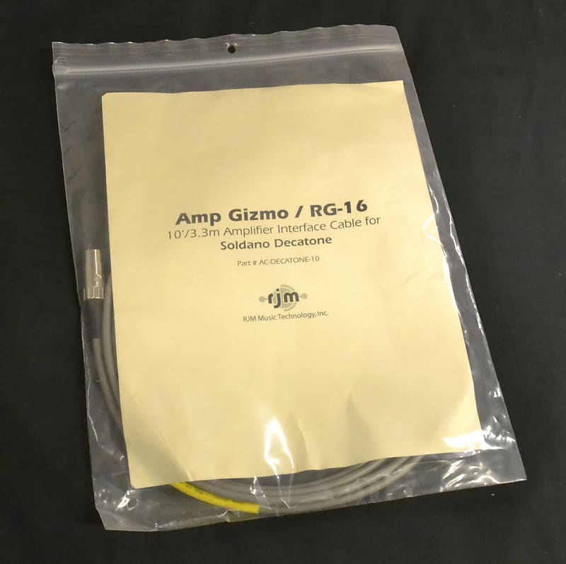 RJM Amp Gizmo / RG16 Interface Cable for Soldano Decatone Reverb