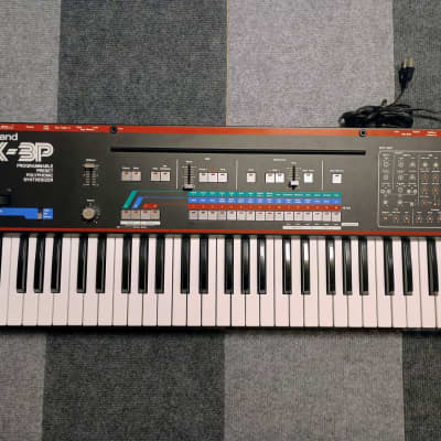 Roland JX-3P 61-Key Programmable Preset Polyphonic Synthesizer 1983 - 1985 - Black