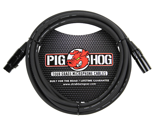 Pig Hog PHM15 Tour Grade XLR Male to Female Mic Cable - 15' image 1