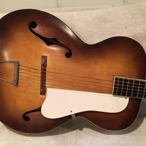 Silvertone Kay N1 / N3 Hollowbody Archtop F-Hole Acoustic Guitar 1950's-1960's Tobacco Burst image 1