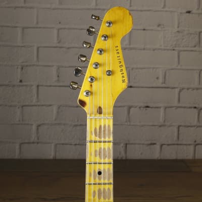 Nash S-57 Alder Electric Guitar 2-Tone Burst Hardtail Heavy Relic w/Nash Case #COL44 image 5