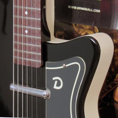 Danelectro '56 Baritone Electric Guitar -  Black w\Gig Bag image 4
