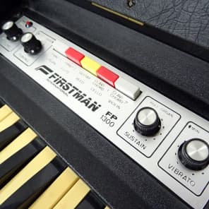 Firstman FP-1300 Vintage Electronic Organ Analog Synth w/ Speakers RARE Hillwood Teisco image 2