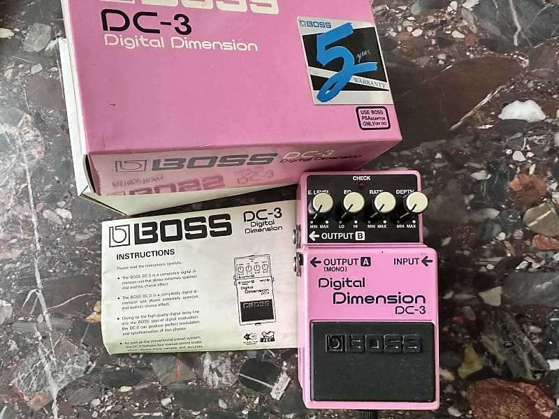 Boss DC-3 Digital Dimension (Blue Label) 1988 Pink