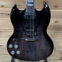 Gibson SG Modern Left Handed Electric Guitar -  Trans Black Fade