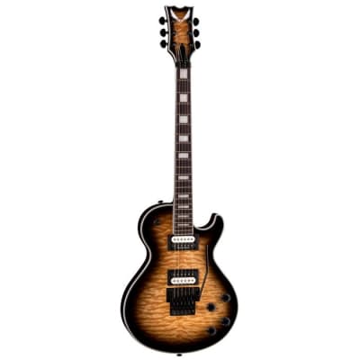 Dean Thoroughbred Select Floyd Quilted Maple, Natural Black Burst, Demo Video! image 13