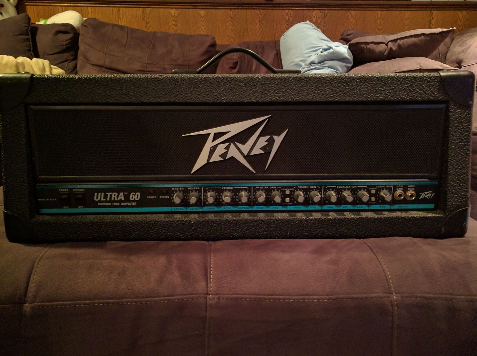 Peavey Ultra 60 Vacuum Tube Amplifier 60Watt Guitar Head Reverb