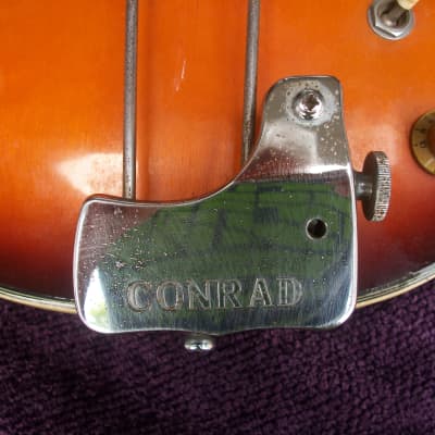 VINTAGE CONRAD 1960's GUITAR - Violin Shape  - Sunburst image 7
