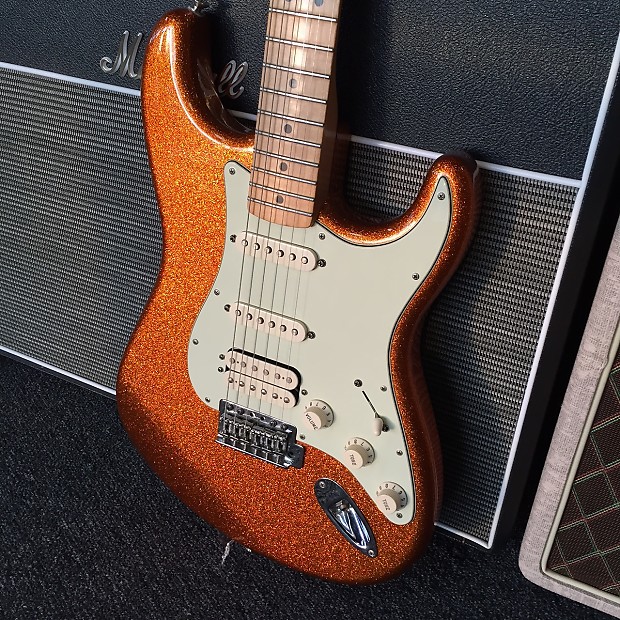 Orange shop sparkle guitar
