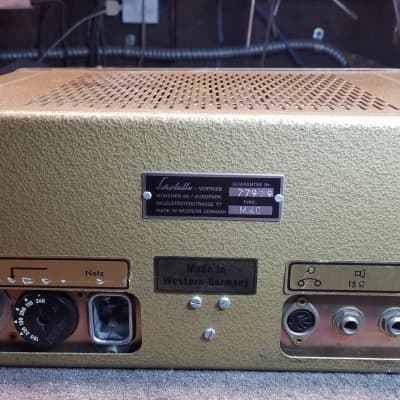 Klemt Echolette M40 4 Channel Tube Amp 1960s/1970s Gold image 5