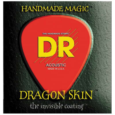 DR Strings Dragon Skin Clear Coated Acoustic Guitar Strings: Light 12-54 image 1