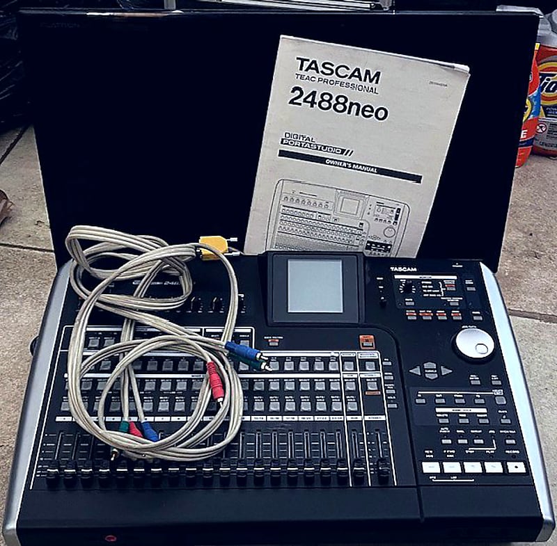 TASCAM NEW Tascam 2488 Neo Disc Porta-Studio & LG Monitor | Reverb