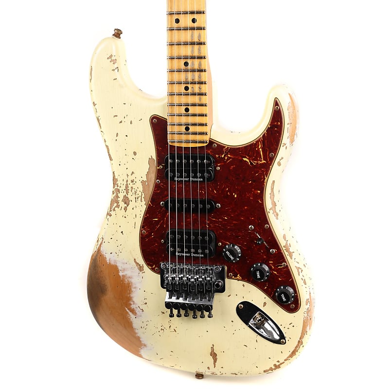 Fender Custom Shop ZF Stratocaster Heavy Relic Vintage White