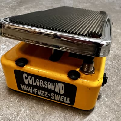 Colorsound  Wah+Fuzz+Swell 1970s - Yellow for sale