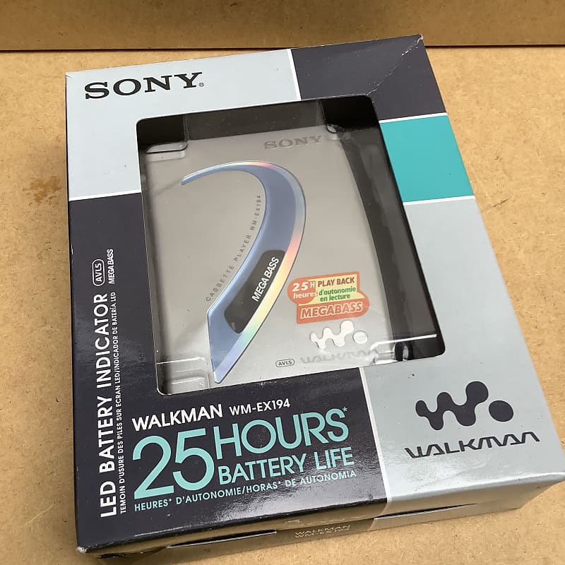 Sony  Walkman Portable Stereo Cassette Tape Player - Silver ( WM EX194 194  			