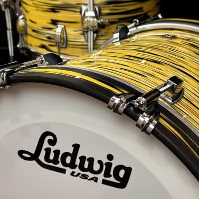 Ludwig 18/12/14" Classic Maple "Jazzette" Outfit Drum Set - Lemon Oyster Pearl image 7