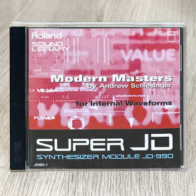 Roland Super JD-990 // JD9D-1 // Modern Masters // Voice Rom Data Card