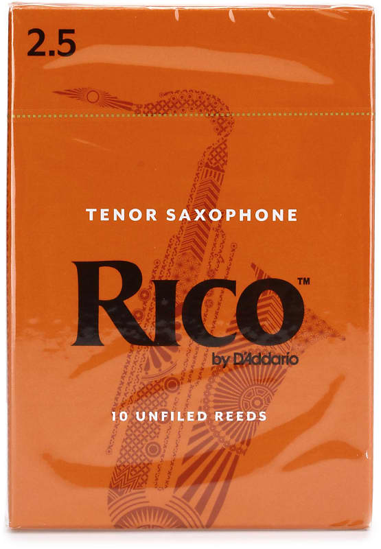 D'Addario RKA1025 - Rico Tenor Saxophone Reeds - 2.5 (10-pack) image 1