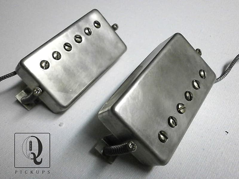 Humbucker Pickups 1958-59 PAF RELIC AGED Vintage Correct  Fits Gibson SG LP Greco Q pickups P.A.F. 58 59 60 image 1