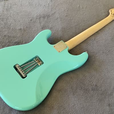 2024 Del Mar Lutherie Surfcaster Strat Surf Green - Made in USA image 14
