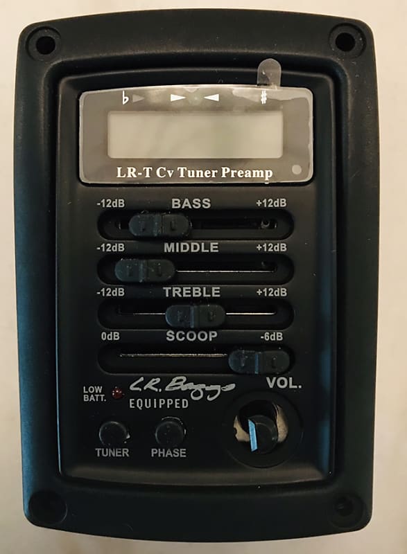 NEW LR Baggs LRT Cv Preamp EQ Chromatic Tuner Acoustic Reverb
