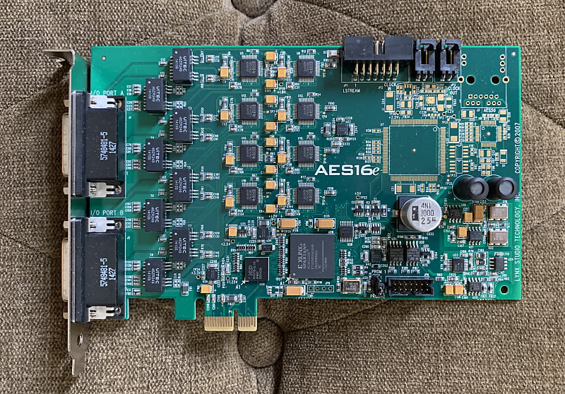 Lynx AES16e-SRC AES/EBU PCIe Audio Interface (w/ Lynx AES/EBU snake) |  Reverb