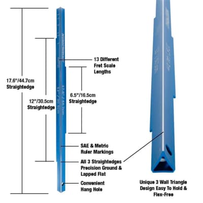 Music Nomad MN820 Tri-Beam 3 in 1 Straightedge and Ruler image 4