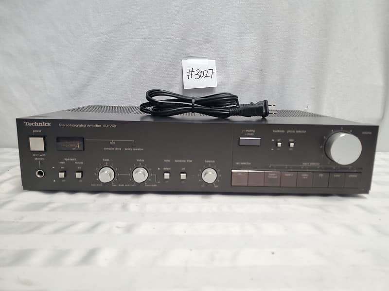 TECHNICS SU-V4X STEREO INTEGRATED AMPLIFIER (1984-86 TECHNICS SU-V4X STEREO INTEGRATED AMPLIFIER (1984-86